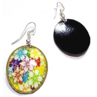 FLORAL - Contemporary Women Earrings Jewelry Hook Drop Dangle Fashion Gift N26